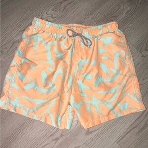 Boardies Stylish Orange and Mint Men's Swim Shorts